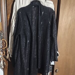 Alfani Elegant Black Sparkly Women's Sweater NWT
